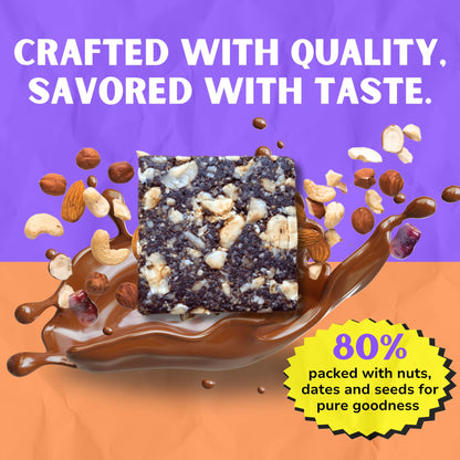 Monkey Bar - Assorted Energy Bars - 10 Bars, 40 G Each, Just 4-6 Plant-- image 5