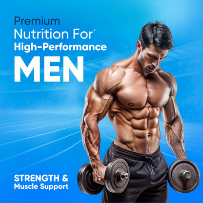 Vitaminnica Multivitamins for Men | 28 Vitamins & Minerals with Vitamin B, Vitamin C, Zinc | Supports Overall Health, Energy & Immunity | 60 Tablets- Pack of 1