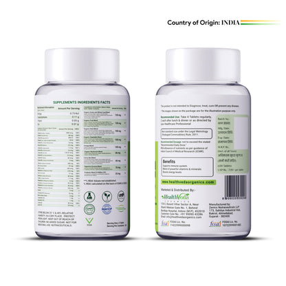 HEALTH VEDA ORGANICS PRIVATE LIMITED Whole Food Multivitamin With Natur- image 8