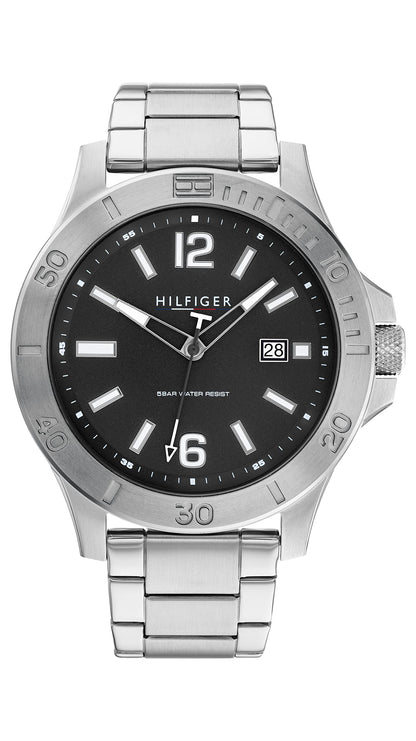 Tommy Hilfiger Grey Dial Round Shaped Sport Men Analog Watch_TH1791995W