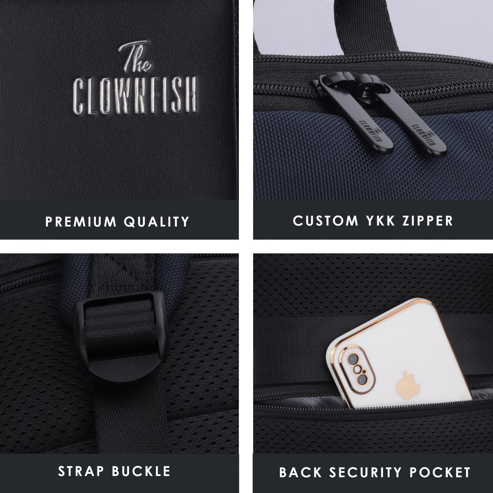 THE CLOWNFISH 10 litres New Unisex Expandable Light Backpack Casual Sch- image 2