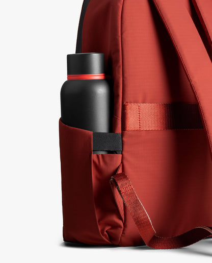 DailyObjects Water Resistant Pivot Lunar Daypack Bag for Men & Women|Fits 13/14 inch Laptop/Macbook Pro/Air iPad|Lightweight| Backpack (19L)|Office Use/Travel|Multi Compartments|Red