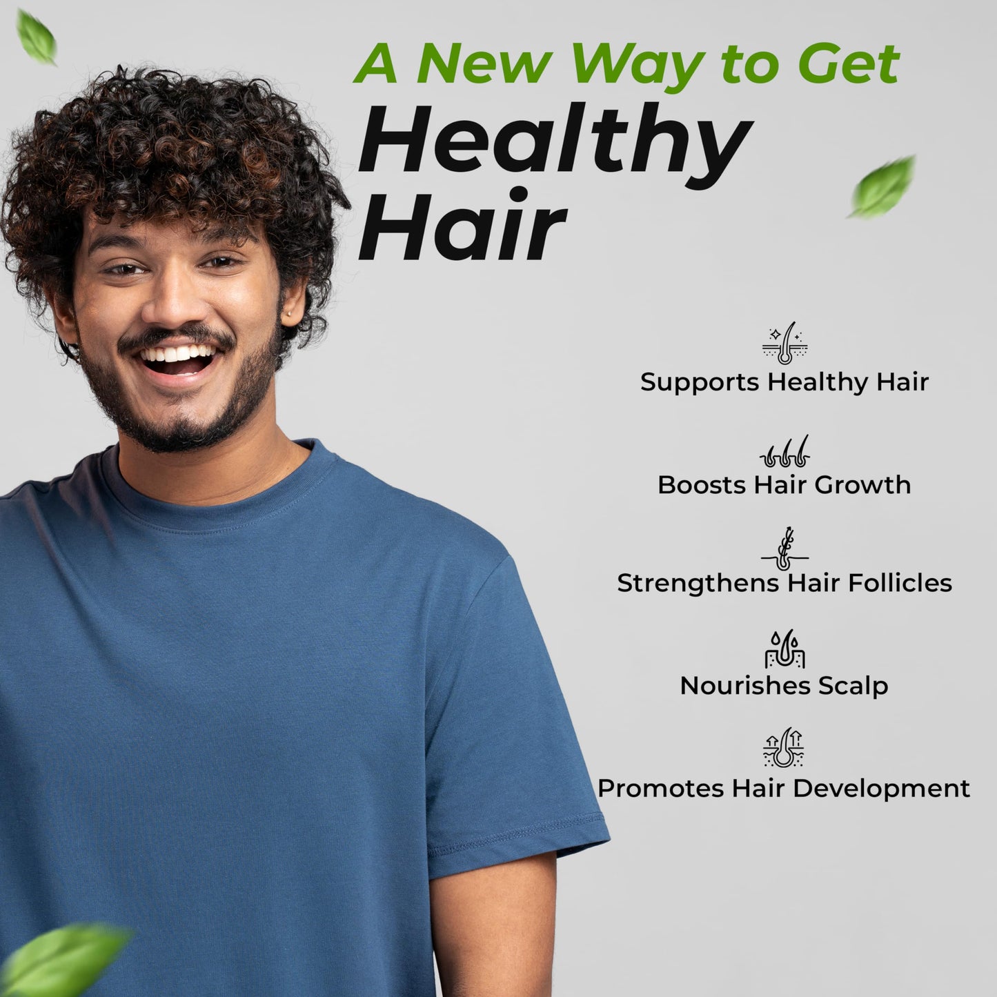 HEALTH VEDA ORGANICS PRIVATE LIMITED Advance Hair Vitamin with DHT Blocker & Biotin | For Better Hair Growth & Hair Fall Control | Stimulates Hair follicles | For Men & Women - 60 Veg Capsules