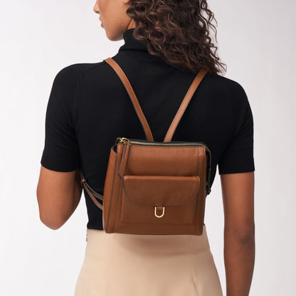Fossil Womens Parker Brown Backpacks ZB1921200
