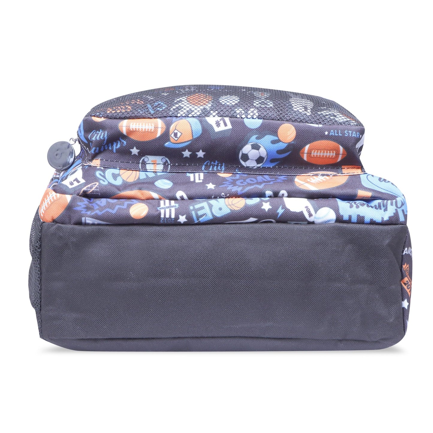 HAMSTER LONDON City Champs Backpack Jumbo –15.9L Spacious & Stylish Black Backpack | Durable PU Material, Water-Resistant | 3 Zipped Compartments & Padded Straps (L12cm x W5cm x H17cm)