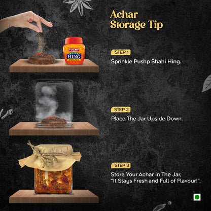 Pushp Brand Achar Masala | 200 G | Premium Blend of Traditional Spices | Ready-to-Use Pickle Mix | Authentic Homemade Pickle Masala | No Added Preservatives