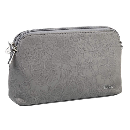 Mochi Womens Synthetic Grey Zip Top Sling (One Size)