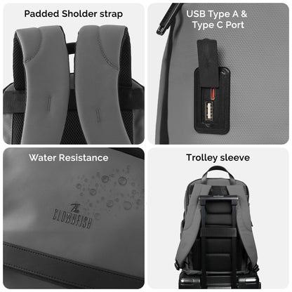 THE CLOWNFISH Trek Series Laptop Bag | 18 Inch Travel Laptop Backpack F- image 7