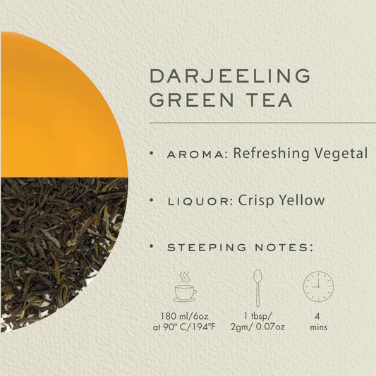 Makaibari Green Bru Darjeeling | Tea Bags| Premium Green Tea | Anti-Oxidants, Immunity Booster | 100 Tea bags