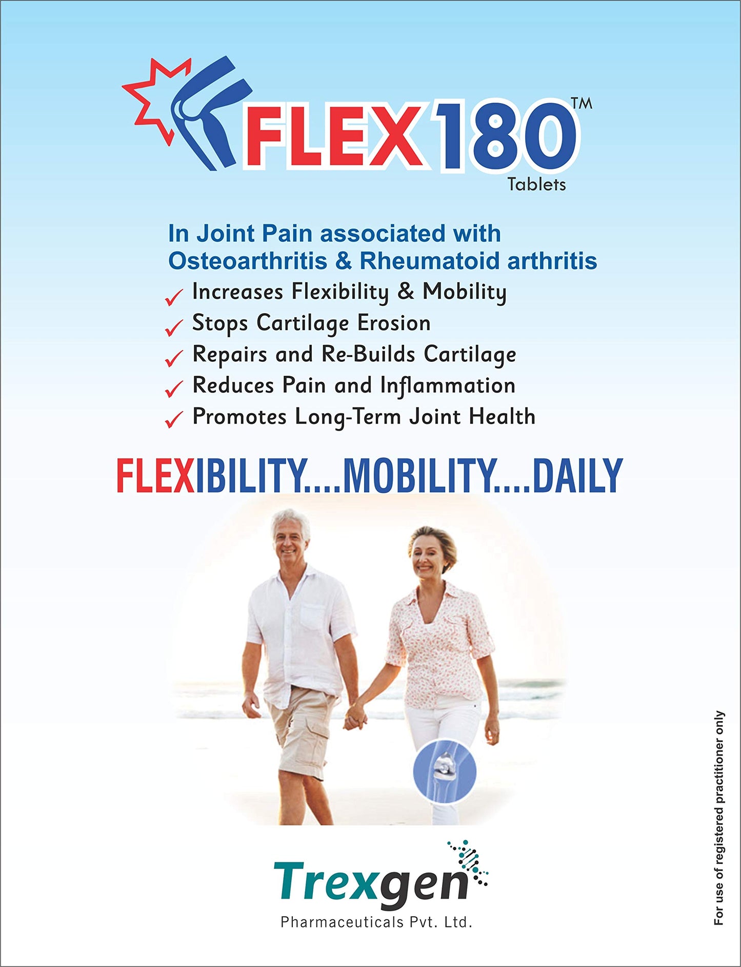Trexgen FLEX180™ Advanced Total Joint Pain & Cartilage Repair-Matrix Co- image 3