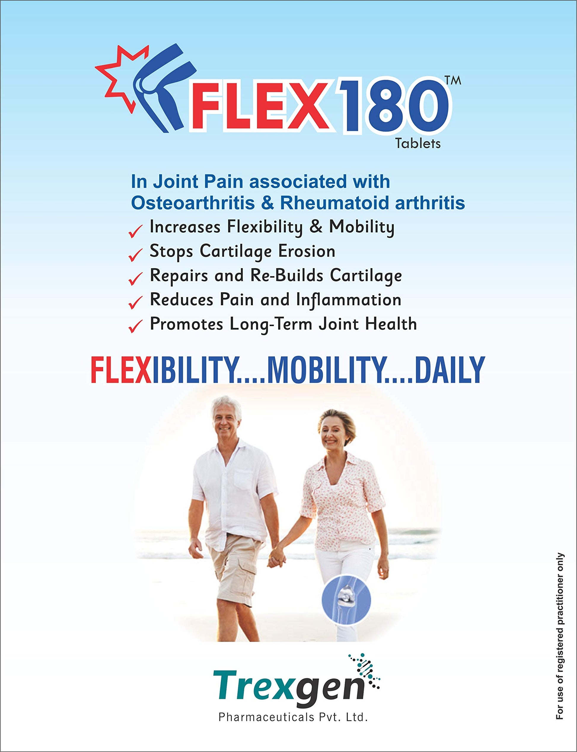 Trexgen FLEX180™ Advanced Total Joint Pain & Cartilage Repair-Matrix Co- image 3