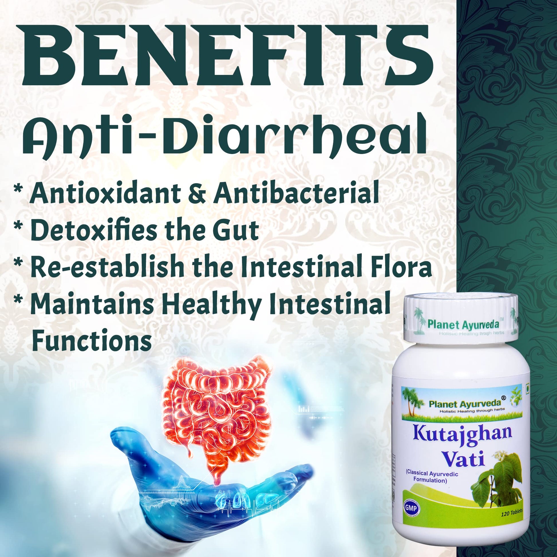 Planet Ayurveda Kutajghan Vati, 120 Tablets, Pack of 1- image 6