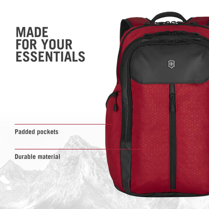 Victorinox Altmont Original, Vertical-Zip Laptop Backpack, Red (606732)