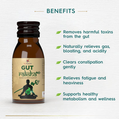SK Gut Raksha | Ayurvedic Gut Health Supplement (5 in 1 pack) | Made In India