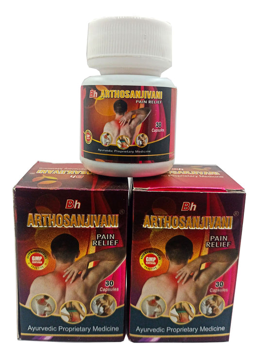Bengal Herbs Arthosanjivani 30 Capsules (Pack of 3)