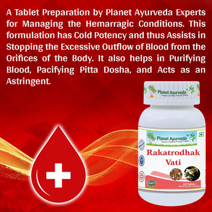 Planet Ayurveda Rakatrodhak Vati, 120 Tablets- image 3