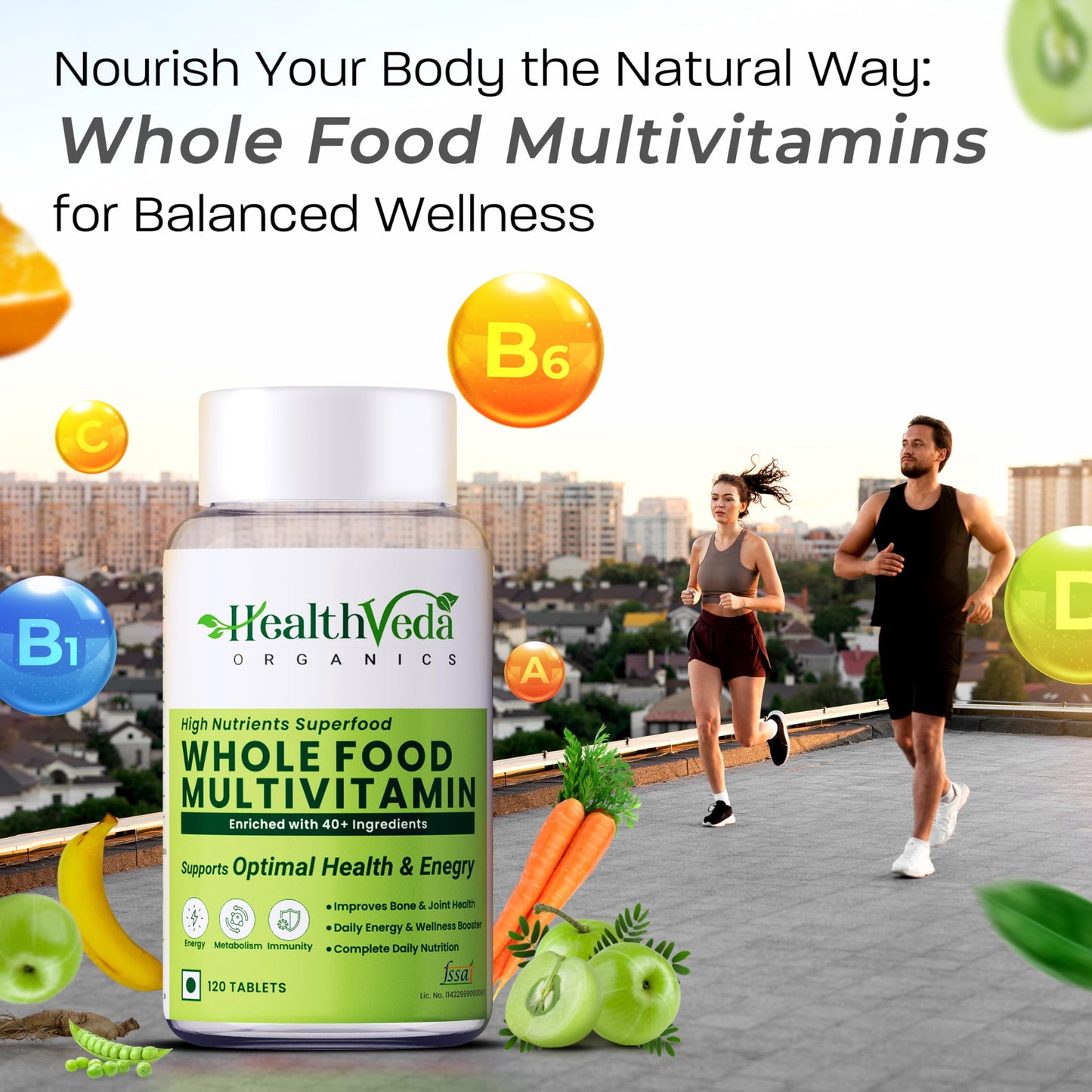 HEALTH VEDA ORGANICS PRIVATE LIMITED Whole Food Multivitamin With Natur- image 7