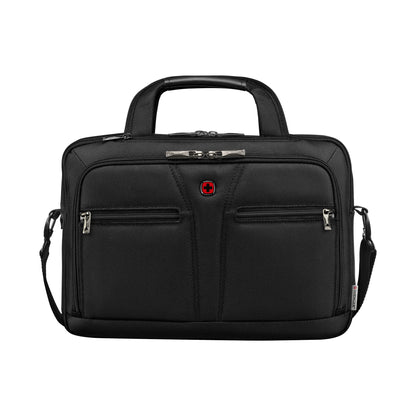 WENGER, BC Pro, 11.6-13.3 Inch Laptop Briefcase, 10 Liters Black Swiss Designed-Blend of Style and Function, 612269