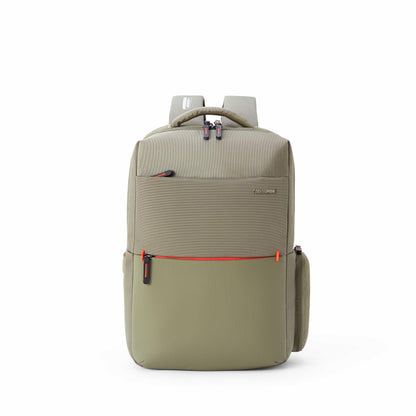 American Tourister Zork Edge | 24.5 Ltrs | 2 Compartments | Bottle Pocket | Ergonomic Padded Back Panel & Shoulder Straps | Executive Backpack | 1 Year International Warranty | Green