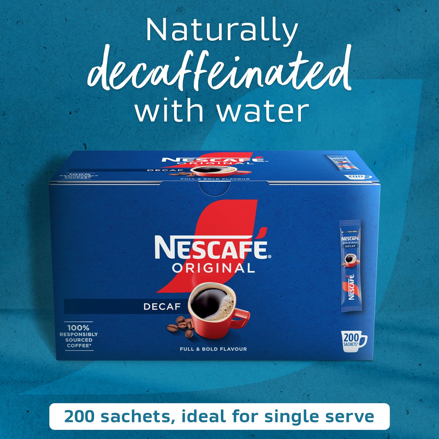 Nestle Original Decaffeinated Coffee Sticks 1.8 Gram,Box Of 200 Sachets