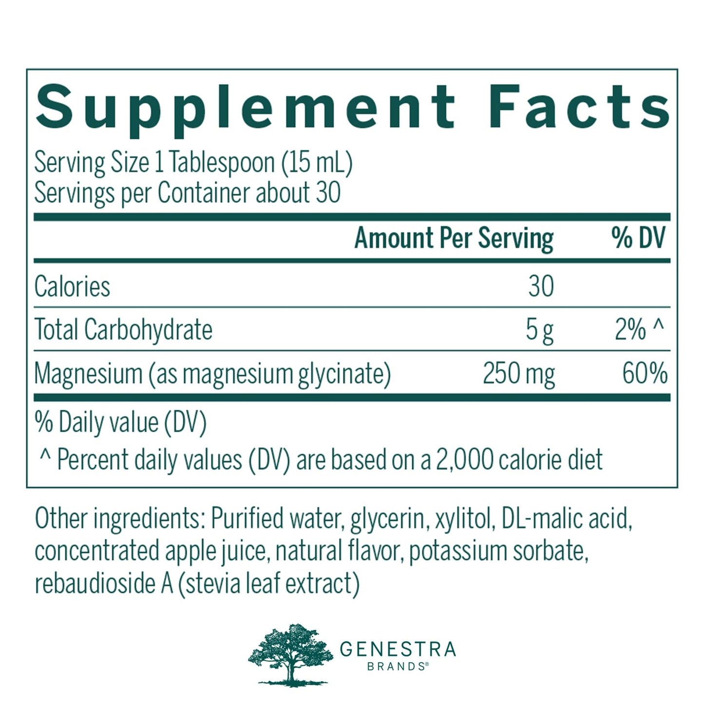 Genestra Magnesium Glycinate Liquid 450 mL
