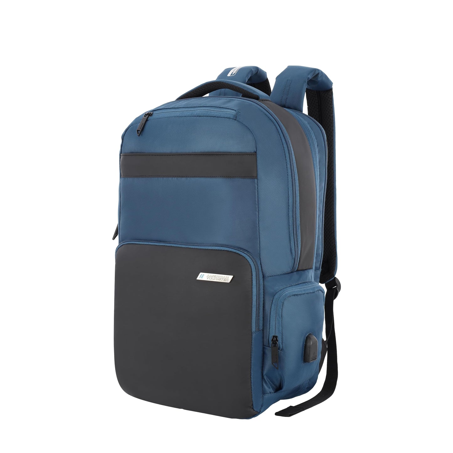 American Tourister Segno 2.0 Exp | 39 Ltrs | 3 Compartments | Bottle Pocket | Ergonomic Padded Back Panel & Shoulder Straps | Executive Backpack | 1 Year International Warranty | Navy