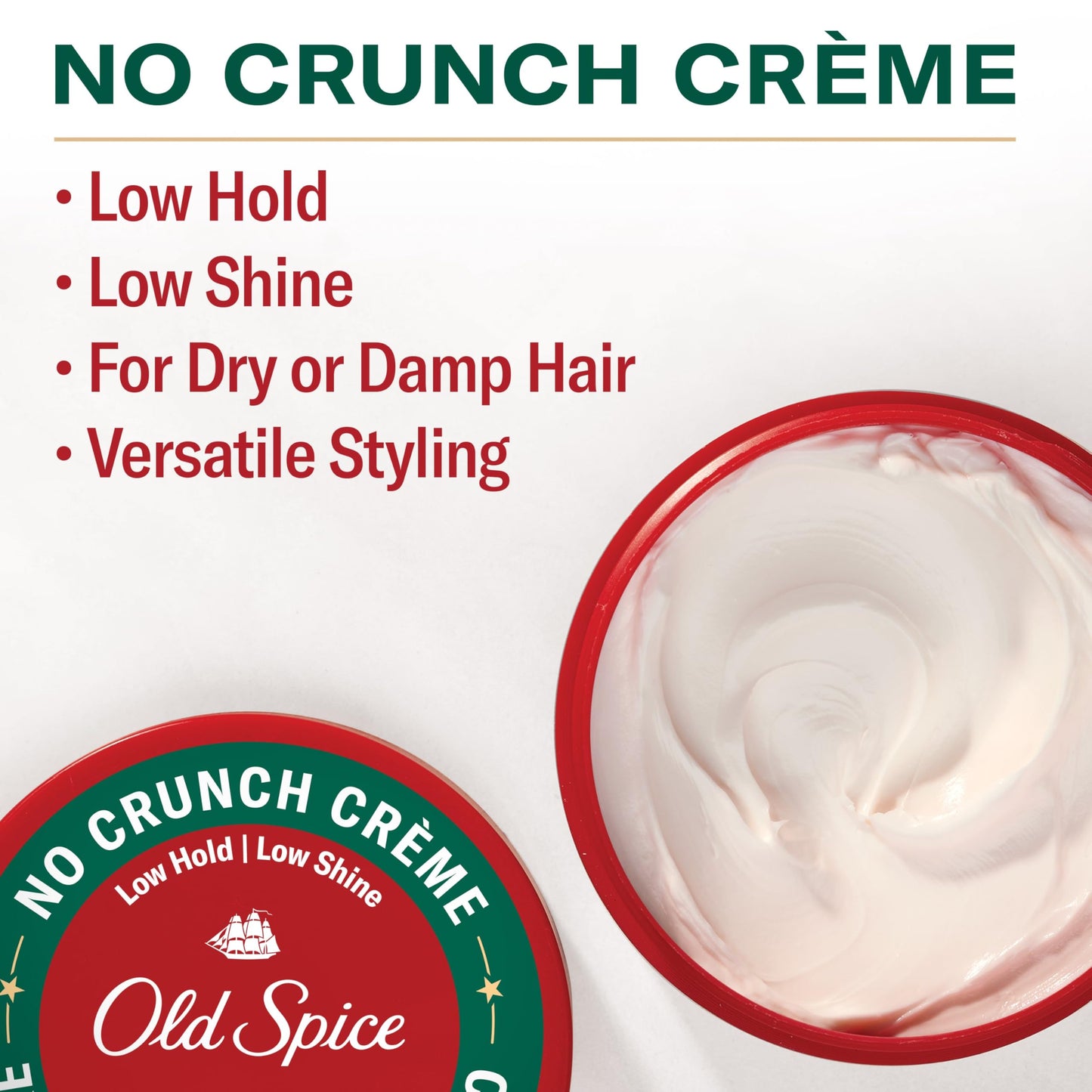 Old Spice Hair Styling Creme Pomade for Men, 2.22 oz