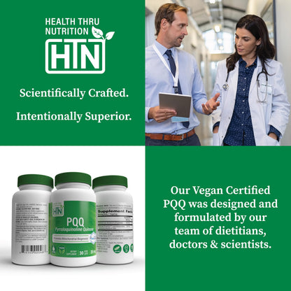 PQQ 20mg (Pyrroloquinoline Quinone) 30 vegecaps