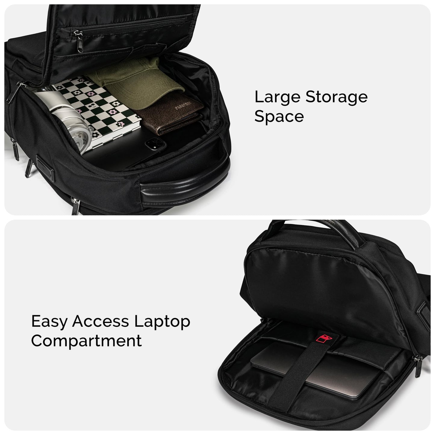 THE CLOWNFISH Haven Series Laptop Bag | Office travel with USB port & c- image 5