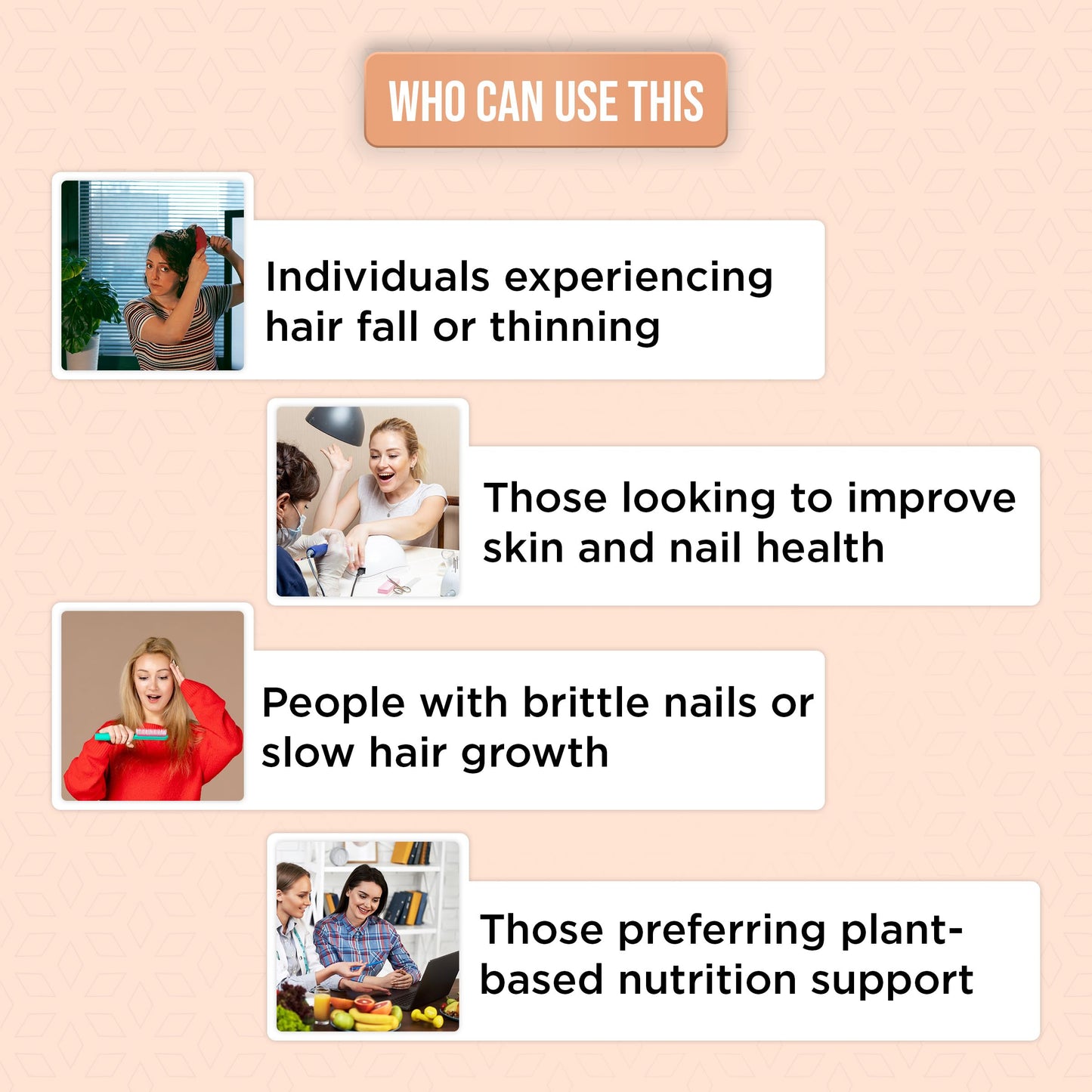 SATVAM Advance Biotin Supplement - 60 Vegetarian Tablets for Healthy Hair Growth, Strengthens Hair Follicles, Reduces Hair Fall & Promotes Lustrous, Nourished Hair