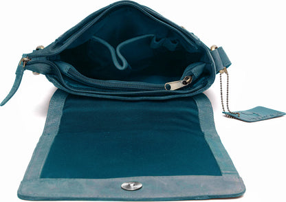 WildHorn Genuine Leather Side Bag for Men | Stylish, Spacious & Durable | Perfect for Daily Use & Travel | Adjustable Strap | 1-Year Warranty