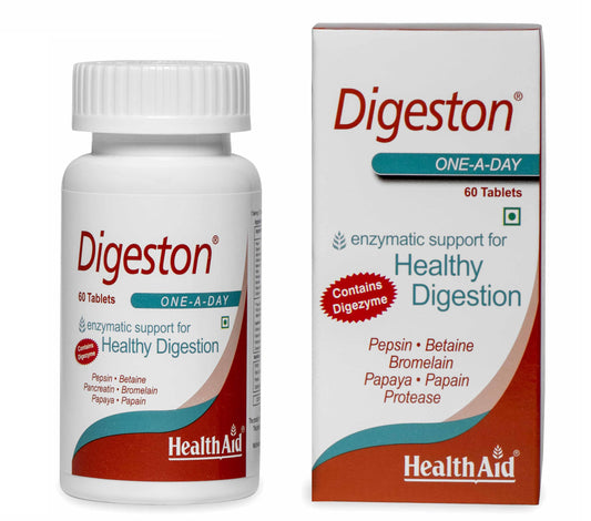 HealthAid Digeston (Papaya and Digestive Enzymes) - 60 Tablets