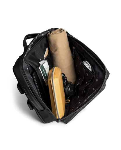 DailyObjects Monkey Shoulder Convertible Briefpack (Backpack + Briefcase) (16L)| 100% Recycled | Fits any Laptop Upto 16" | Lightweight Shoulder Backpack | Multiutility Bag with Trolley Sleeve
