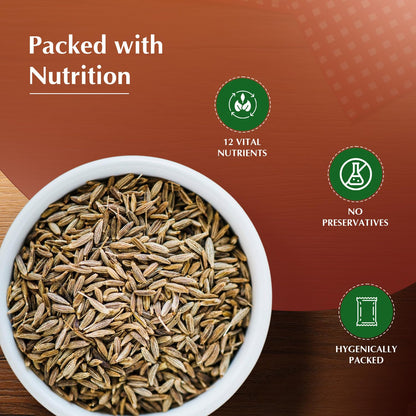 Amazon Brand - Vedaka Whole Jeera (Cumin), 200g