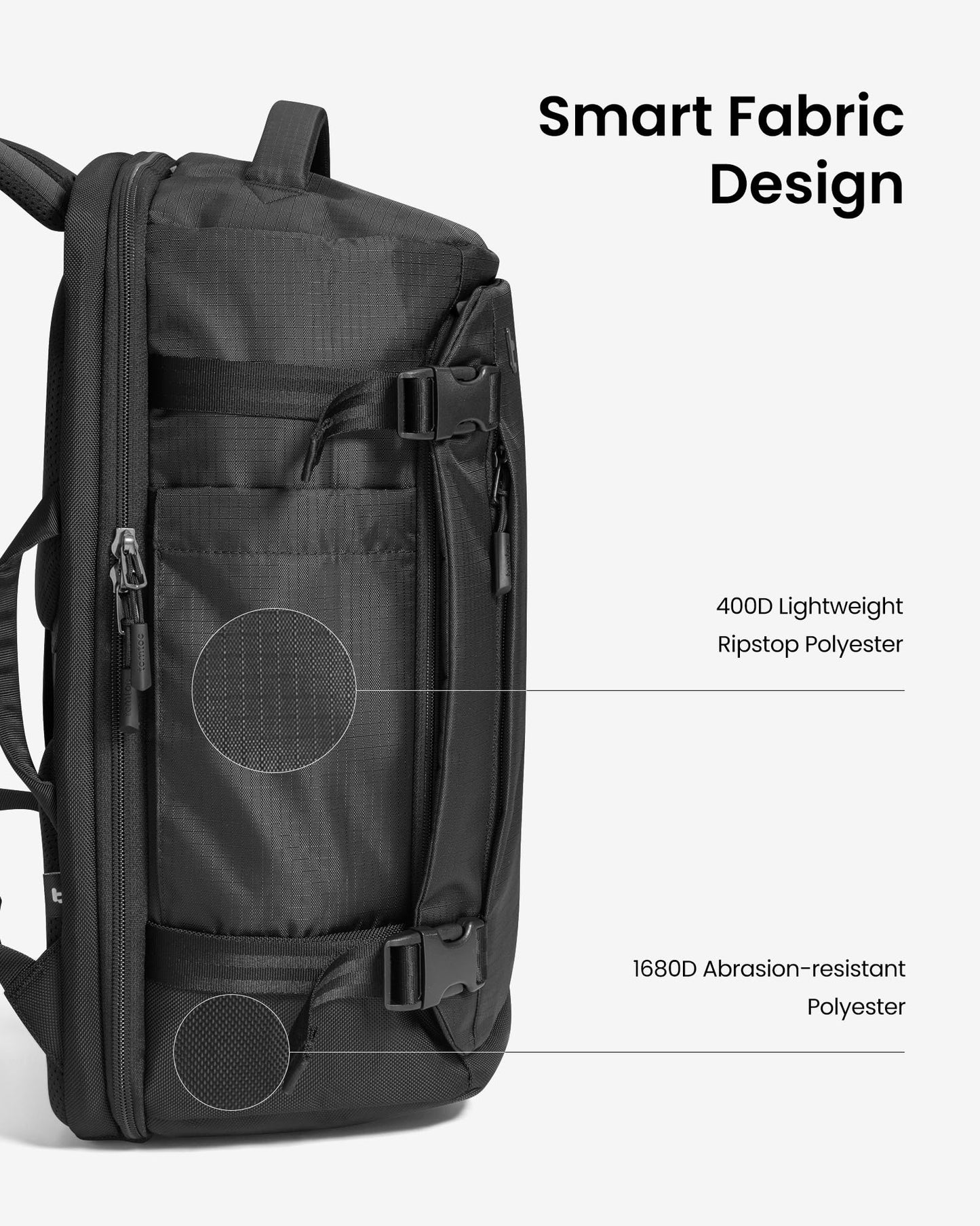 Tomtoc Navigator-T66 Travel Laptop Backpack 15.6 inch/28L-Black