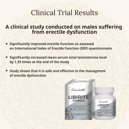 Amarantha Libirite Capsule | 30 Capsules | An Ayurvedic Capsule to Support Strength and Vitality