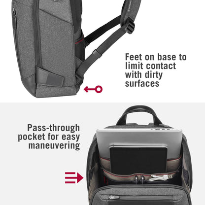 Victorinox Architecture Urban 2.0, City Backpack, 14" Laptop Backpack with Tablet Pocket, Melange Grey (611955)