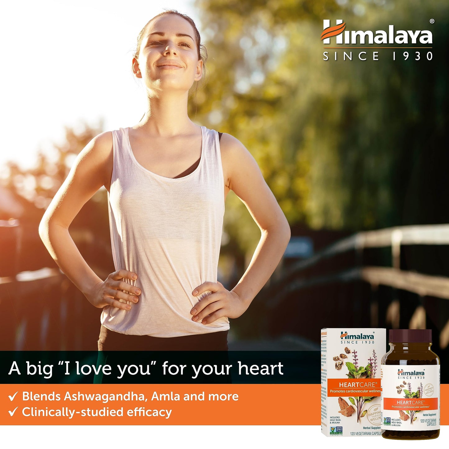 Himalaya Herbal Healthcare Heartcare/Abana Veg-capsules, 120-Count