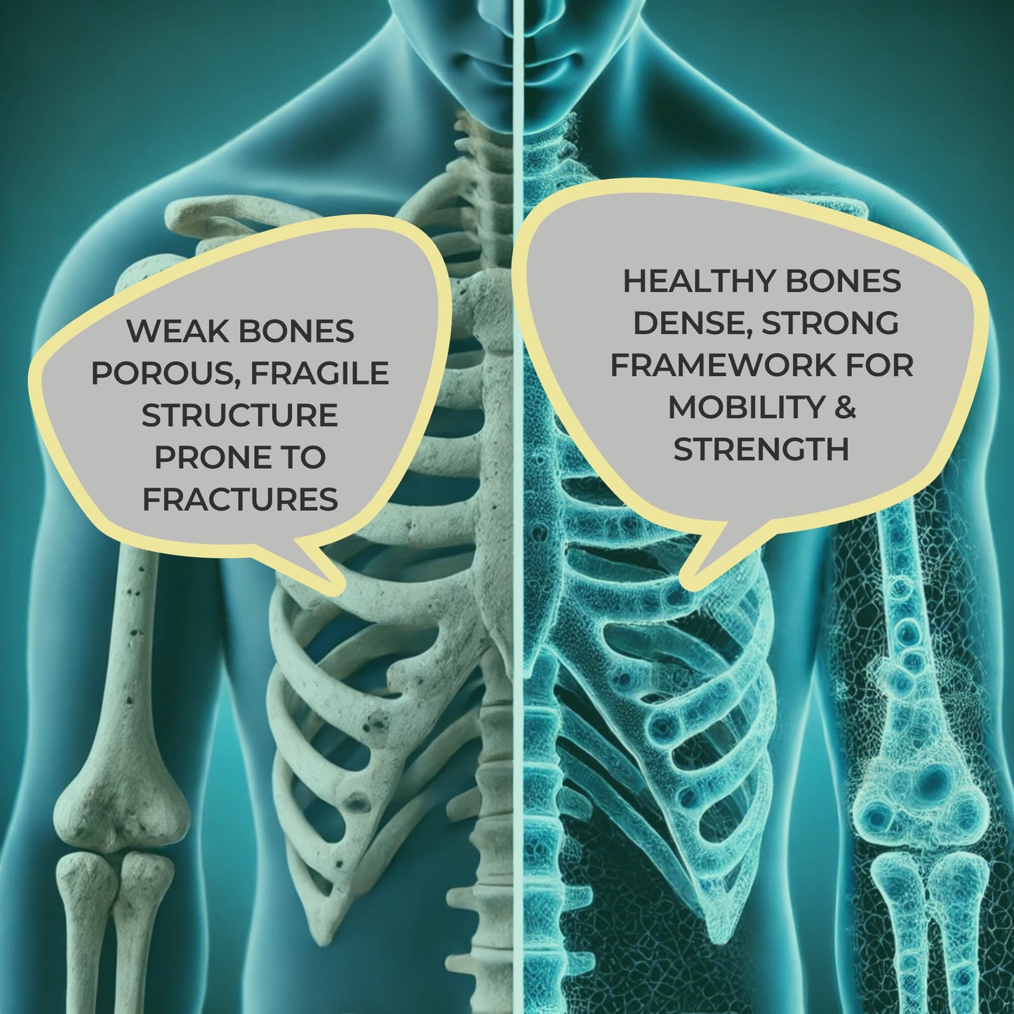 ANUPURAK Bone Density & Strength Calcium Supplement | D3 & K2 MK-7, Magnesium Glycinate, Zinc, Boron, B12 & Essential B Vitamins + 10B Probiotics | Joint, Muscle & Bone Support | 120 Veg Tablets