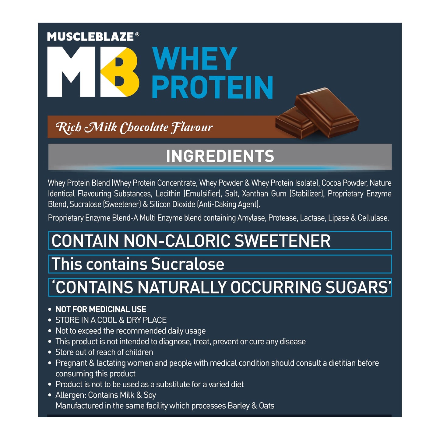 MuscleBlaze 100% Whey Protein, Ultra Premium Blend with Whey Protein Co- image 3