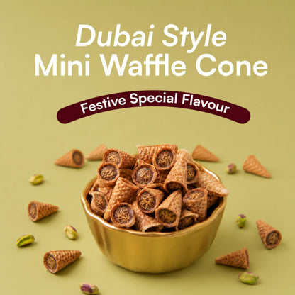 Nova Nova Best Bite Kunafa Pistachio Chocolate Filled Mini Cones 45g