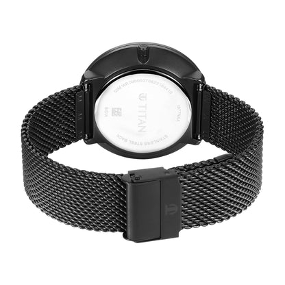 Titan Black Dial Analog Watch for Men-1877NM01