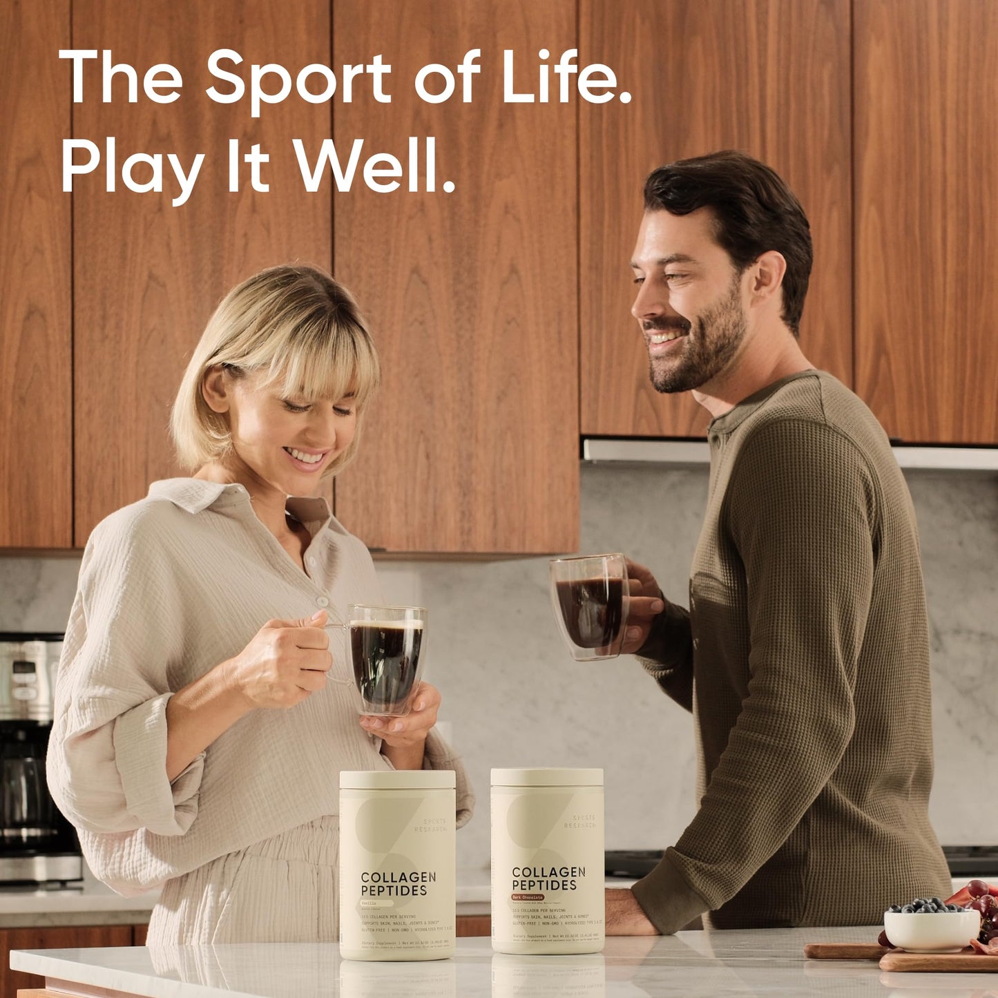 Sports Research Collagen Peptides Powder (16Oz)|Grass-Fed, Certified Paleo Friendly, Non-Gmo And Gluten Free - Unflavored, 1 count, 41 servings