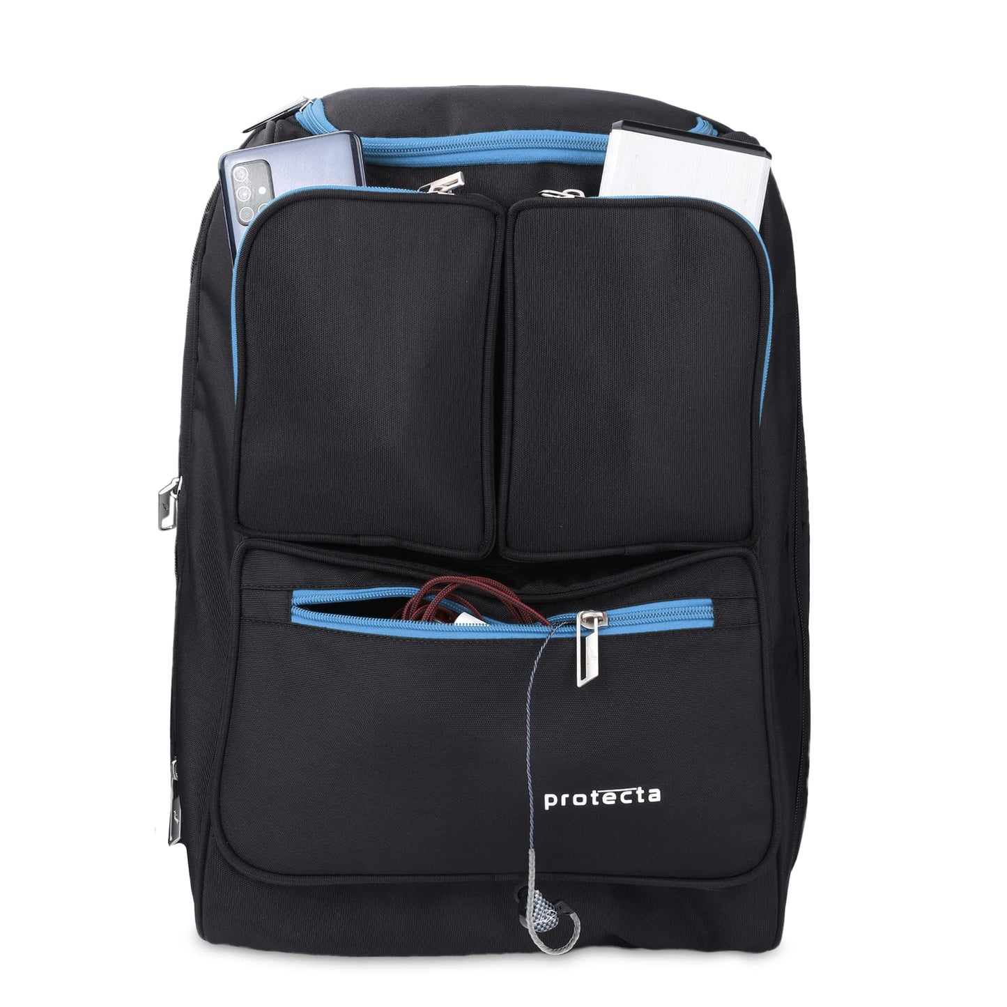 Protecta Organised Chaos XL (2.0) 45 L Convertible Laptop Backpack/Bag | For Work Trips, Travel & Weekend Trips. - Black & Blue