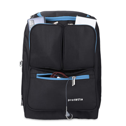 Protecta Organised Chaos XL (2.0) 45 L Convertible Laptop Backpack/Bag | For Work Trips, Travel & Weekend Trips. - Black & Blue