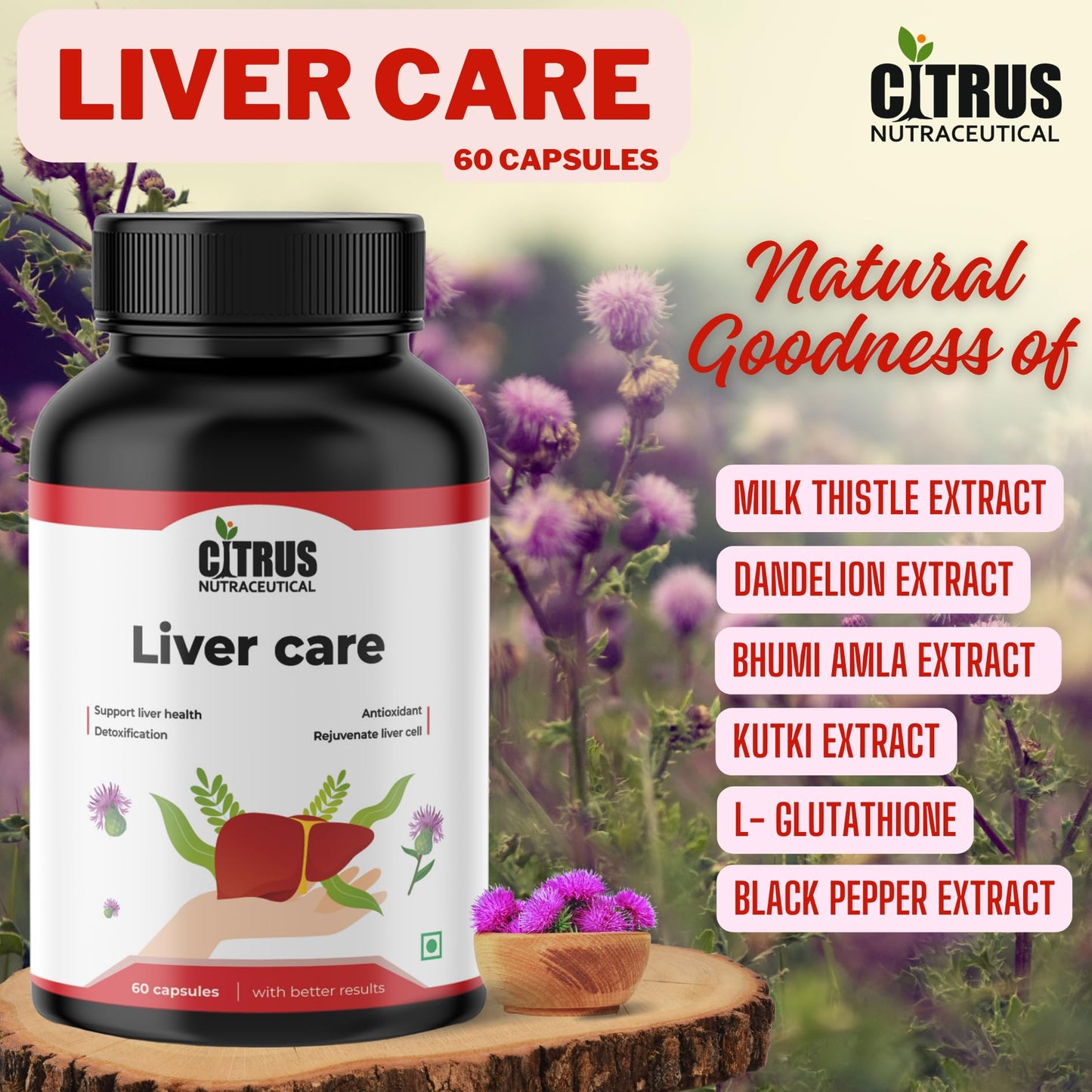 CITRUS NUTRACEUTICAL Liver Care Supplements