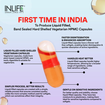 INLIFE Pumpkin Seed Oil, Extra Virgin Cold Pressed, Plant Based Phytosterols, Hair & Prostate Health, Men Women, 60 Veg Capsules