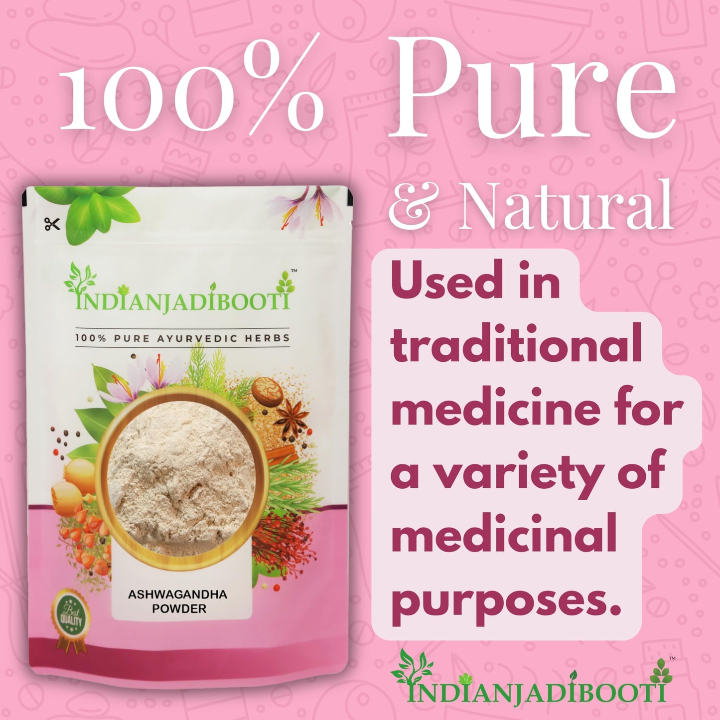 IndianJadiBooti Brahmi Booti, 250 Grams Pack- image 5