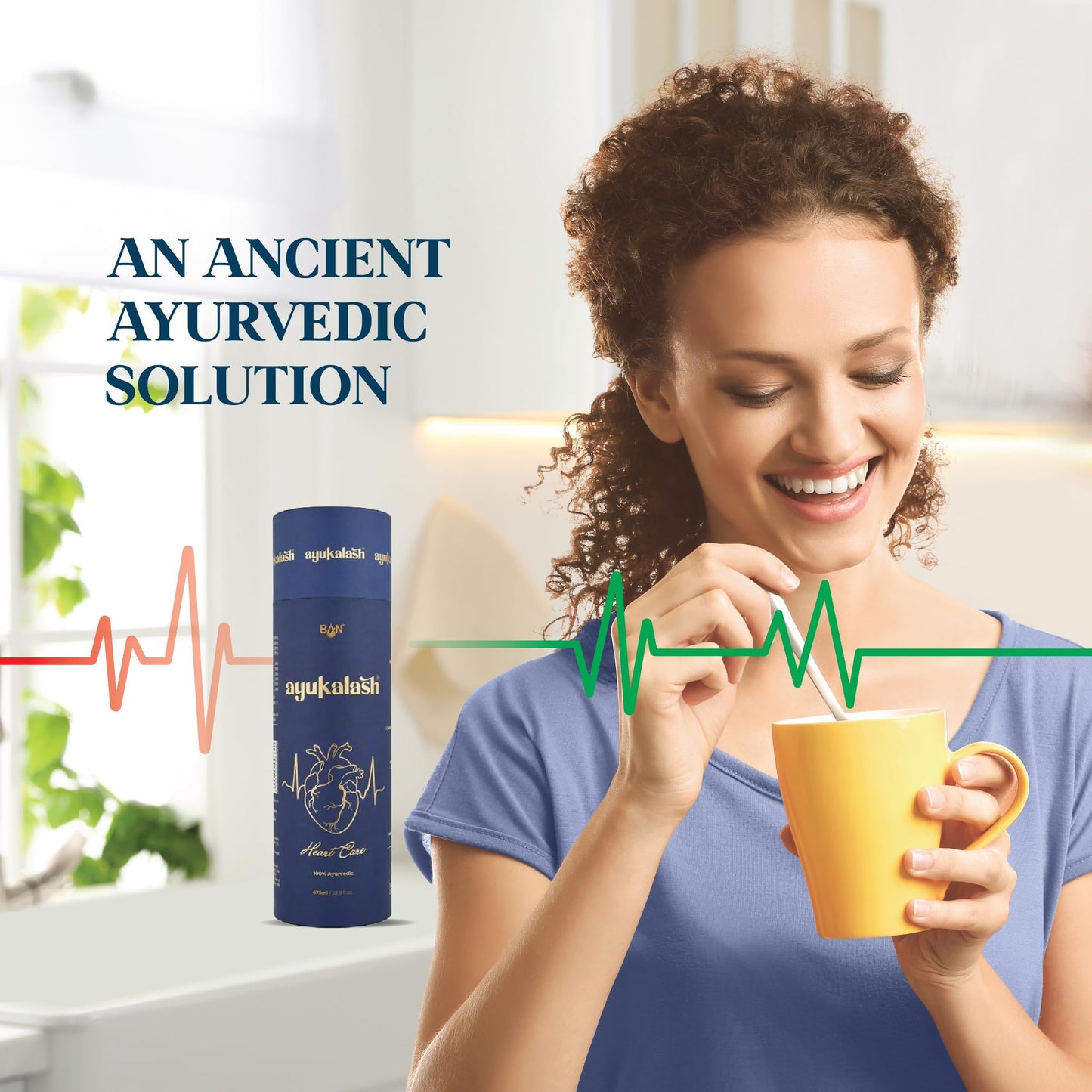 AYUKALASH Heart Care Ayurvedic Syrup 675 ml | Herbal Blend with Ayurveda Ingredients | Zero Sugar Formula | Natural Chyawanprash Based Supplement for Wellness, Digestion, Blood Pressure & Cholesterol