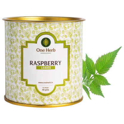 One Herb - Raspberry Leaves 40g | Rubus idaeus | Herbal Infusion Tea | Traditionally Used for Women’s Wellness & Daily Balance | Caffeine Free Loose Leaf Herbal Tea